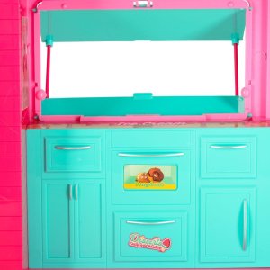 Barbie Samochód dla lalek kamper food truck zestaw 21 el. 8