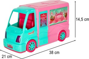 Barbie Samochód dla lalek kamper food truck zestaw 21 el. 10