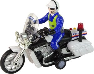 LeanToys Motocykl Policyjny Motor Policja Dźwięki Światła Wóz Policyjny LEAN Toys 2