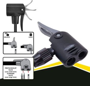 Dunlop Pompka warsztatowo - rowerowa Dunlop  160psi (11bar) z manometrem - żółty 9