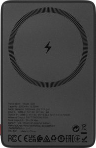 Powerbank Hoco HOCO powerbank 5000 mAh kompatybilny z MagSafe PD QC 2A 20W Q26 szary 2