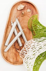 Kaemingk Zestaw 22 świec obiadowych woskowych dekoracyjnych świątecznych 10,5cm 3