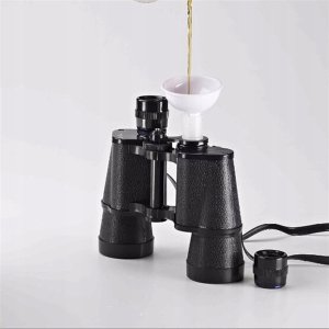 Pan i Pani Gadżet Lornetka Butelka Podróżna Przenośna Na Napoje 500ml Plastikowy Kubek 4