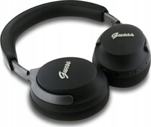 Słuchawki Guess Guess Bluetooth ANC Headphones GUBHC22PSFCSMK Black Metal Script Logo 4