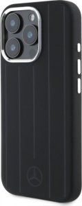 Mercedes Mercedes MEHMP16L23SUVSK iPhone 16 Pro 6.3" black/black hardcase Silicone Vertical Tonal Stripes MagSafe 2