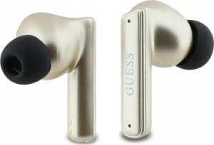 Słuchawki Guess Guess Bluetooth Headphones GUTWST88MCTGD TWS + Docking Station Gold/Gold Capsule Printed Logo 5