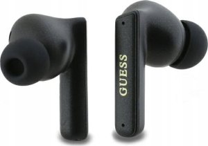 Słuchawki Guess Guess Bluetooth headphones GUTWST88MCTGK TWS + docking station black/black Capsule Printed Logo 5