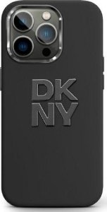 DKNY DKNY DKHCP16SSMCBSK iPhone 16 6.1" black/black hardcase Liquid Silicone Metal Logo 1