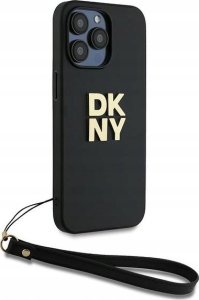 DKNY DKNY DKHCP16XPBSWSK iPhone 16 Pro Max 6.9" black/black hardcase Wrist Strap Stock Logo 3
