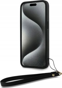 DKNY DKNY DKHCP16XPBSWSK iPhone 16 Pro Max 6.9" black/black hardcase Wrist Strap Stock Logo 4