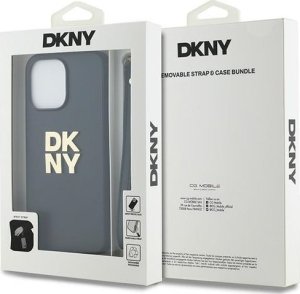 DKNY DKNY DKHCP16XPBSWSK iPhone 16 Pro Max 6.9" black/black hardcase Wrist Strap Stock Logo 7