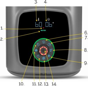 Suszarka Yoer Suszarka SPOŻYWCZA na PODCZERWIEŃ do żywności GRZYBÓW Warzyw OWOCÓW Ziół MIĘSA Ryb Regulacja ZEGAR - Yoer Sunbox FD02G 5
