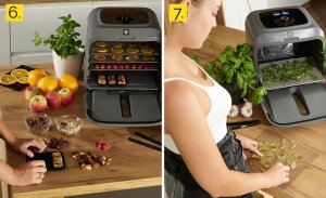 Suszarka Yoer Suszarka SPOŻYWCZA na PODCZERWIEŃ do żywności GRZYBÓW Warzyw OWOCÓW Ziół MIĘSA Ryb Regulacja ZEGAR - Yoer Sunbox FD02G 8