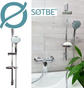 Bateria prysznicowa Sotbe SOTBE MALSELVA bateria prysznicowa + drążek LARK 80 cm 2