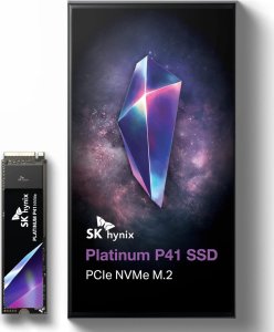 Dysk SSD Hynix SK Hynix Platinum P41 SSD | 500 GB | SSD form factor M.2 2280 | Solid-state drive interface PCIe Gen4x4 | Read speed 7000 MB/s | Write speed 4700 MB/s 1