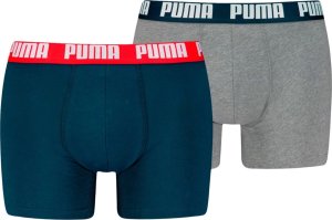 Puma Bokserki męskie Puma Everyday Basic 2p niebieskie, szare 938320 05 XL 1