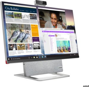 Komputer Lenovo All in One Lenovo YOGA AIO 7 27ARH6 F0FN000BMZ AMD Ryzen 7 32GB SSD 1TB + HDD 2TB Nvidia RTX 2060 4K Win 11 Srebrny 1