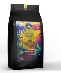 Kawa ziarnista West Caffee Nicaragua Aroma del Norte Tierra de Leon 1