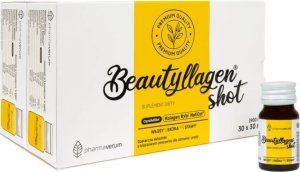 Pharmaverum Pharmaverum Beautyllagen Shot, mango-pomarańcza - 15x30 ml 1