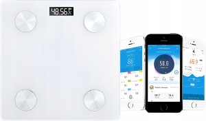 Waga łazienkowa Bounn Waga analityczna biała 4