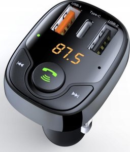 Ładowarka Bounn Åadowarka samochodowa USB QC3.0+TYPE C 3A+USB 1A 4