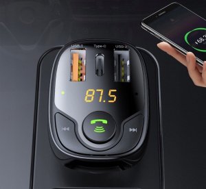 Ładowarka Bounn Åadowarka samochodowa USB QC3.0+TYPE C 3A+USB 1A 7