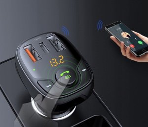 Ładowarka Bounn Åadowarka samochodowa USB QC3.0+TYPE C 3A+USB 1A 9