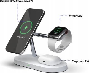 Ładowarka Bounn Bounn Åadowarka bezprzewodowa 3 w 1 15W 9