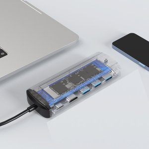 HUB USB Bounn Hub kieszeÅ dysku 6w1 sata 4
