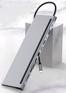 Stacja/replikator Bounn 12w1 USB-C (JL-CZ12) 3