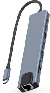 Stacja/replikator Bounn 8w1 do MacBooka USB-C (JH-81) 1