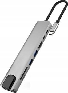 Stacja/replikator Bounn 8w1 USB-C (JL-CX08) 1