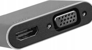 Stacja/replikator Bounn Adapter TYPE C/HDMI 4k 30hz+VGA 2