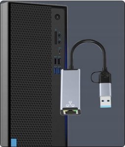 HUB USB Bounn Adapter USB/TYPE C Ethernet 1000Mbps 11