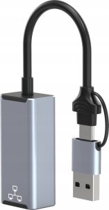 Karta sieciowa Bounn Adapter USB/TYPE C Ethernet 100Mbps 3
