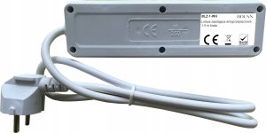 Listwa zasilająca Bounn przeciwprzepięciowa 3 gniazda 1.5 m biała (BLZ-1-WH) 4