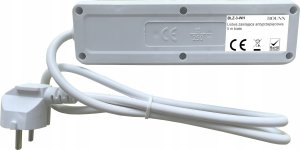 Listwa zasilająca Bounn przeciwprzepięciowa 3 gniazda 5 m biała (BLZ-3-WH) 3