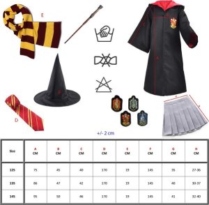 PRC STRÓJ HERMIONA HARRY POTTER ZESTAW 12 ELEM 145 2