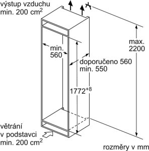 Lodówka Siemens Siemens iQ300 KI87VVFE1, 270 L, SN-T, 35 dB, 3.2 kg/24h, E, White 2