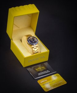 Zegarek Invicta Zegarek Męski Złoty INVICTA Pro Diver Scuba Men 0074 + BOX 3