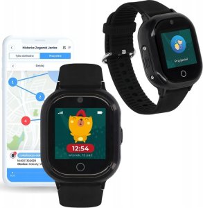 Bezpieczna Rodzina Zegarek dla dziecka Locon Watch Lite GJD.06 (czarny) + 1M 1