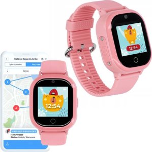 Bezpieczna Rodzina Zegarek dla dziecka Locon Watch Lite GJD.06 (różowy) + 1M 1