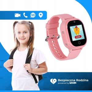 Bezpieczna Rodzina Zegarek dla dziecka Locon Watch Lite GJD.06 (różowy) + 1M 2