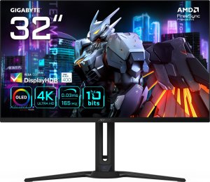 Monitor Gigabyte Gigabyte Aorus FO32U, 31,5 Zoll Gaming-Monitor, 165Hz, OLED, Adaptive Sync 1