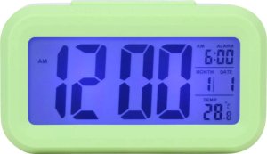 Perfect Budzik Perfect 13701 zielony termometr automatyczne podświetlenie . 1