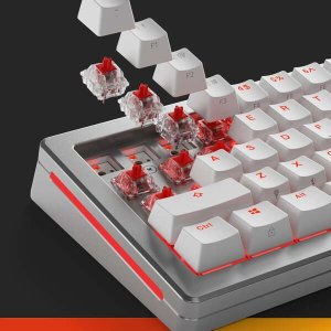 Glorious Fox Ultralight Switches, mechaniczny, 5-Pin, linear, MX-Stem, 30g - lubed, 110 sztuk 3