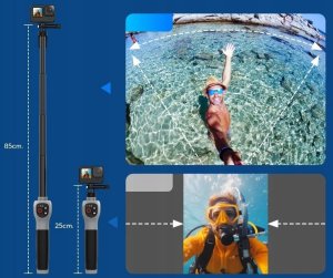 Selfie stick Telesin do GoPro HERO 13 12 11 10 9 MAX (GP-WBT-001) 8