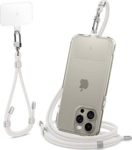 Spigen Smyczki Spigen Universal Strap Set Crossbody & Wrist Pearl White 1