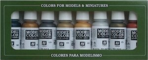 Vallejo Vallejo: 70.118 - Model Color - Effects - Metallic Colors (8 x 18 ml) 1