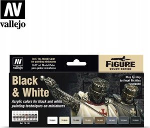 Vallejo Vallejo: 70.151 - Model Color - Figure - Black & White (8 x 18 ml) 2